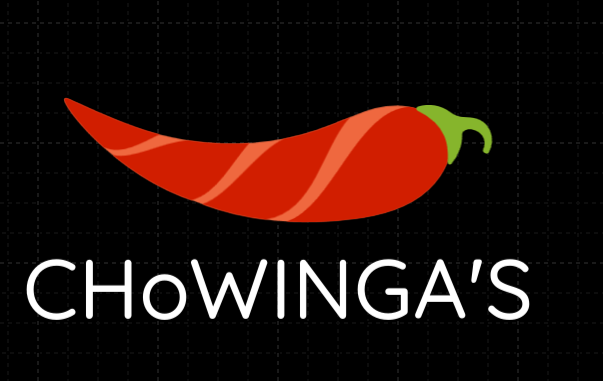 a logo for the Chowinga's Grill and Inn